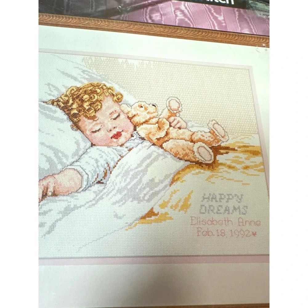 Bucilla Happy Dreams Counted Cross Stitch Kit 40744 Bessie Pease Gutmann 14x11